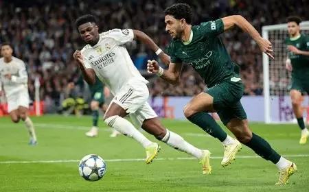 تقييم عمر مرموش المذهل أمام ريال مدريد في دوري أبطال أوروبا