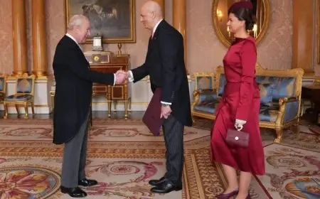 سفير مصر في لندن يسلم أوراق اعتماده للملك تشارلز الثالث ويعزز العلاقات الثنائية