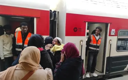 سكك حديد مصر تستمر في تسهيل عودة الأشقاء السودانيين ضمن مشروع العودة الطوعية