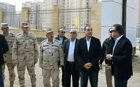 جولة رئيس الوزراء في مشروع مستشفى التأمين الصحي الشامل الجديد بالعاصمة الإدارية الجديدة