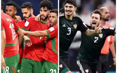 المغرب يواجه الإمارات في مباراة حاسمة بنصف نهائي كأس العرب  اليوم في صراع أفريقي آسيوي