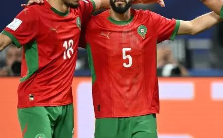 تكوين منتخب المغرب لمواجهة الإمارات في نصف نهائي كأس العرب مع احتياطي ثنائي الزمالك وبيراميدز