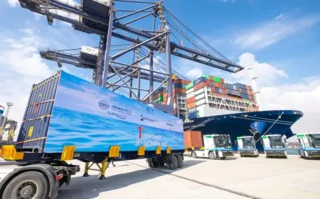 ميناء السخنة يحقق إنجازاً عالمياً بدخوله موسوعة جينيس للأرقام القياسية