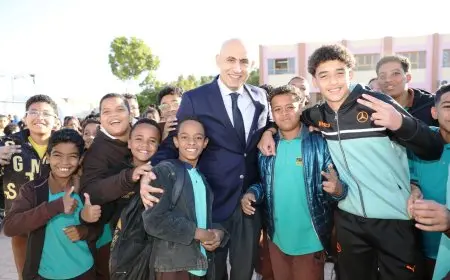 وزير التربية والتعليم ومحافظ أسوان يراقبان أداء العملية التعليمية في مدرسة الشهيد عمرو فريد المتميزة للغات