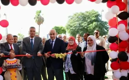 وزير التعليم يدشن مشروع الصيانة الشاملة لتحسين مدرسة أحمد أبا زيد في أسوان