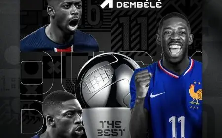 عثمان ديمبلي يحصد جائزة ذا بيست كأفضل لاعب في العالم لعام 2025