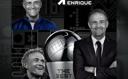 لويس إنريكي يفوز بجائزة ذا بيست كأفضل مدرب لعام 2025