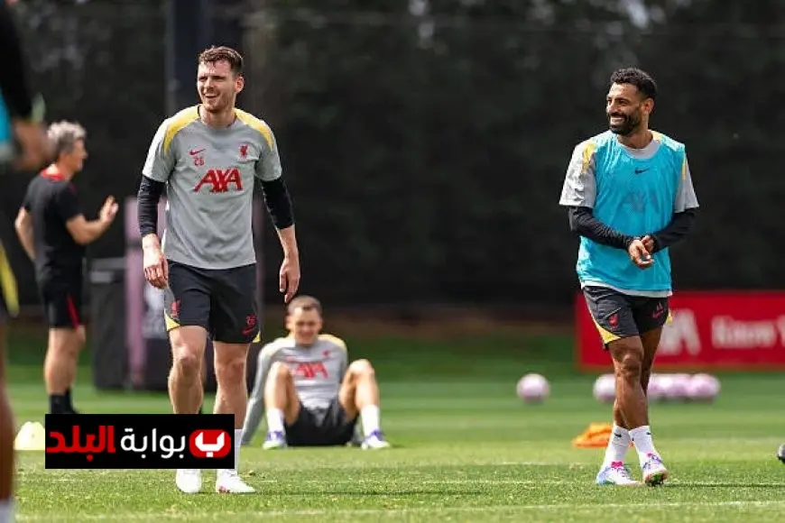 رسالة مثيرة من محمد صلاح لزملائه بعد أزمة سلوت يكشفها روبرتسون