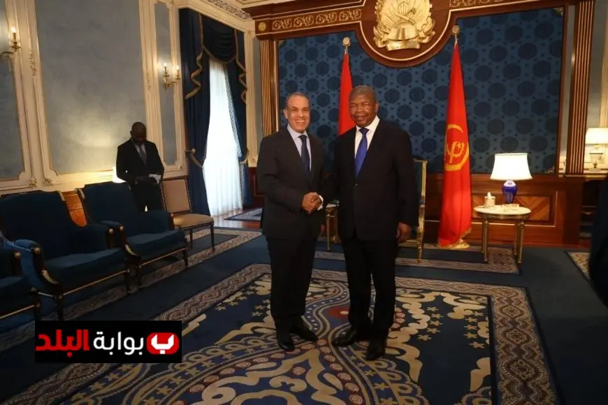 وزير الخارجية ينقل رسالة من رئيس الجمهورية إلى الرئيس الأنجولي لتعزيز العلاقات الثنائية