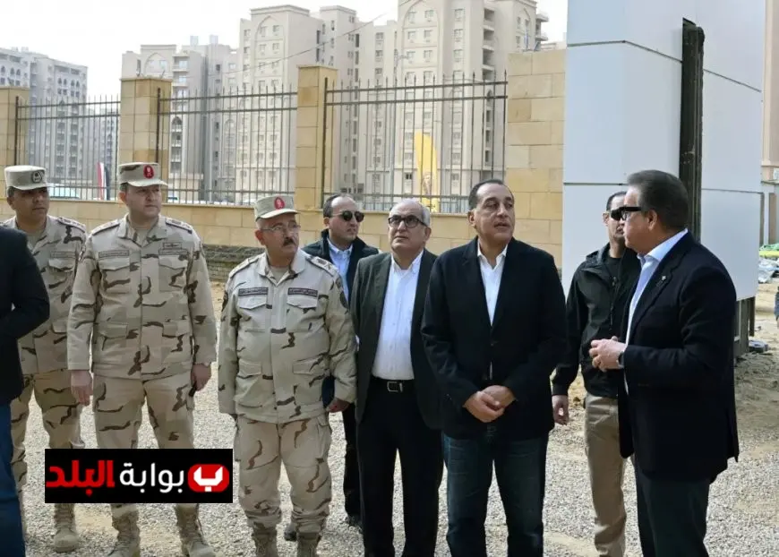 جولة رئيس الوزراء في مشروع مستشفى التأمين الصحي الشامل الجديد بالعاصمة الإدارية الجديدة