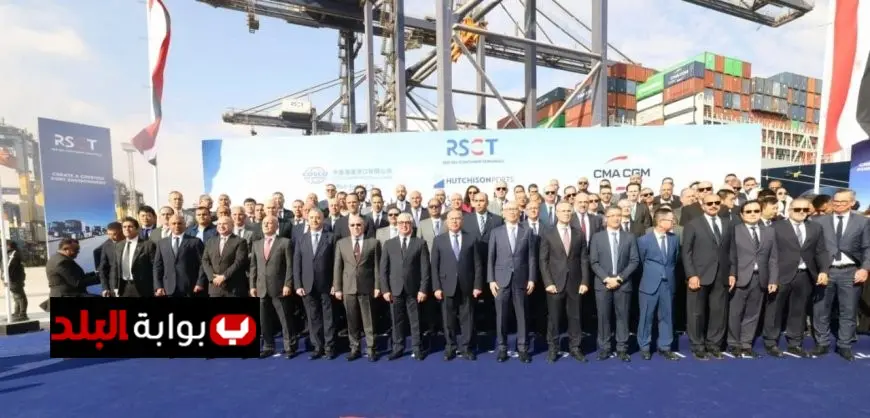 كامل الوزير يطلق التشغيل التجريبي لمحطة البحر الأحمر رقم 1 في ميناء السخنة