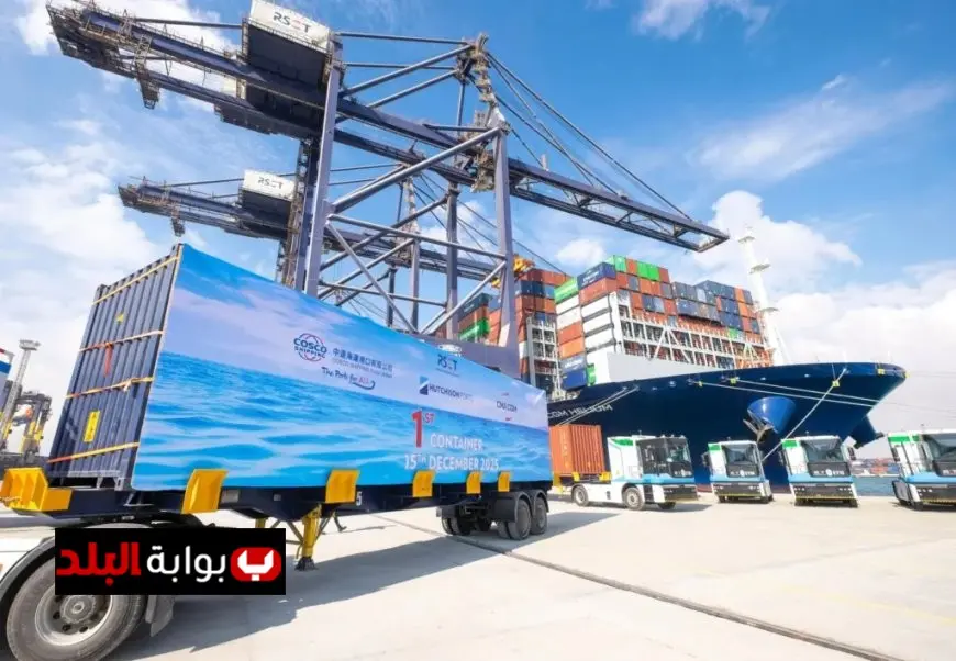 ميناء السخنة يحقق إنجازاً عالمياً بدخوله موسوعة جينيس للأرقام القياسية