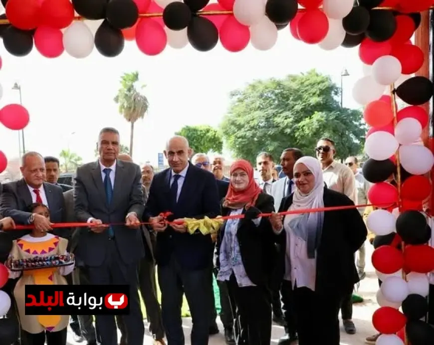 وزير التعليم يدشن مشروع الصيانة الشاملة لتحسين مدرسة أحمد أبا زيد في أسوان