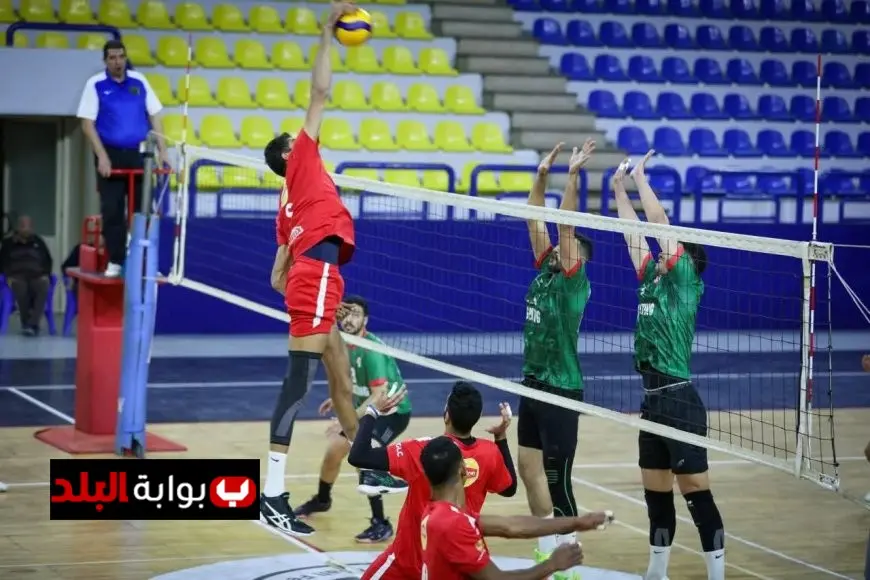 رجال طائرة الأهلي يحققون انتصاراً حاسماً على سبورتنج في دوري المرتبط