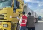 الهلال الأحمر يرسل قافلة زاد العزة 111 إلى غزة محملة بـ 6160 طن من المساعدات الإنسانية