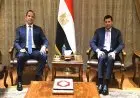 صبحي يلتقي رئيس استادات ونائب رئيس المتحدة للرياضة لتعزيز دعم الاتحادات الرياضية والتعاون المشترك