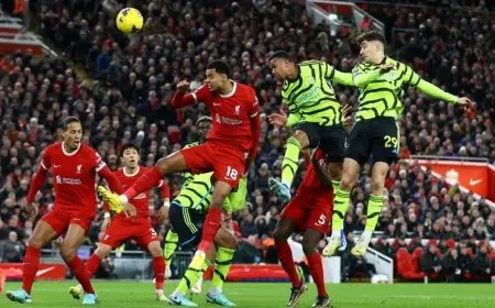 موعد مباراة أرسنال ضد ليفربول في قمة الدوري الإنجليزي الممتاز والتغطية التلفزيونية الكاملة