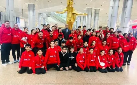 وزارة الشباب والرياضة تحتفل بوصول أبطال مصر بعد نجاحهم في بطولة إنجلترا المفتوحة للإسكواش للناشئين