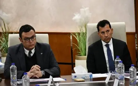 اجتماع وزيري الرياضة والإسكان مع اللجنة العليا لسلسلة نادي النادي في العاصمة الإدارية