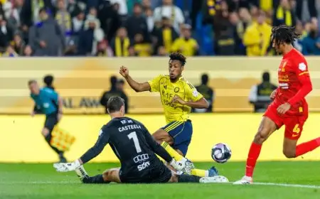 القادسية يحقق فوزاً مذهلاً على النصر بثنائية في الدوري السعودي