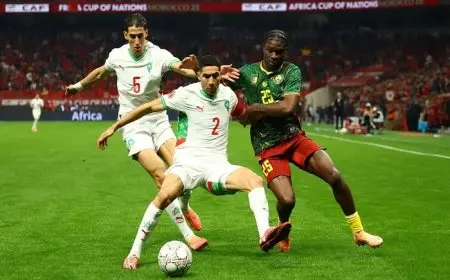 المغرب يتفوق على الكاميرون ويتأهل إلى نصف نهائي أمم إفريقيا