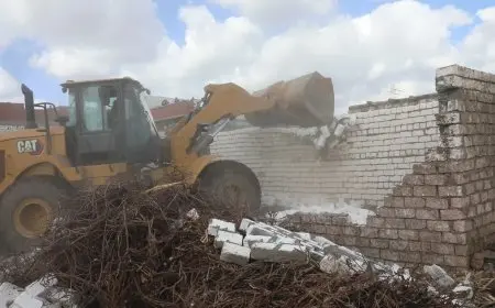 موجة جديدة لإزالة التعديات على أراضي الدولة بالمحافظات تبدأ رقم 28