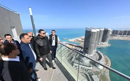 وزير الإسكان يكشف أخر مستجدات تنفيذ أبراج الداون تاون في مدينة العلمين الجديدة
