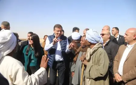 وزير الزراعة يعلن عن حفر أحواض تخزين المياه في قرى أسوان وتوزيع كامل حصص الأسمدة للمزارعين