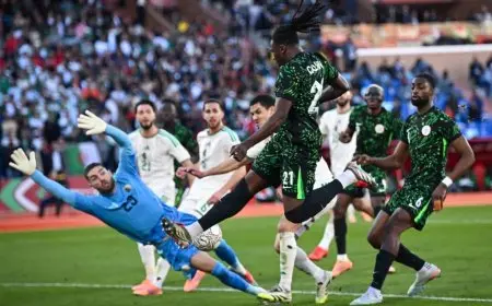 نيجيريا تتقدم إلى نصف نهائي أمم إفريقيا بفوزها المثير على الجزائر بهدفين
