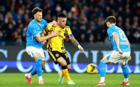 قمة إنتر ونابولي تثير التنافس على صدارة الدوري الإيطالي