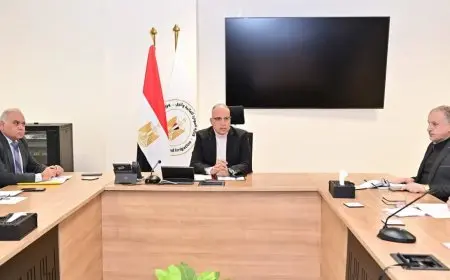 سويلم يستعرض تقدم مشروع تحسين جودة المياه في مصرف كيتشنر