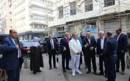 مستشار الرئيس ومحافظ القاهرة يقومان بجولة تفقدية في محور صلاح سالم البديل وأماكن الأزهر والحسين