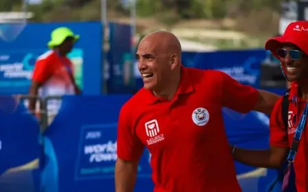 شريف القماطي يقود بعثة مصر في دورة ألعاب البحر الأبيض المتوسط 2023 بإيطاليا