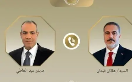 وزير الخارجية يبحث القضايا الإقليمية المستجدة في اتصال هاتفي مع نظيره التركي