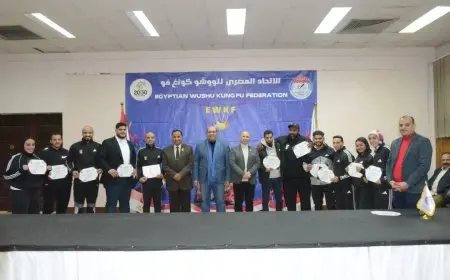 اتحاد الكونغ فو يكرم أبطال الإنجازات خلال بطولة العالم في الصين