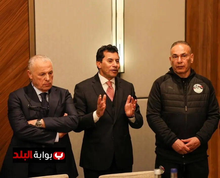 وزير الرياضة وأبو ريدة يهنئون منتخب مصر بعد التأهل لدور الثمانية بالفوز على بنين