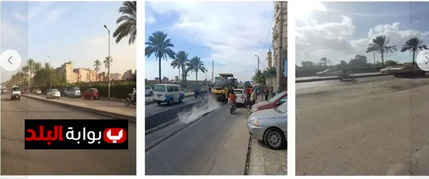 استجابة سريعة من وزارة النقل لشكاوى صيانة ورصف وصلة السنانية بدمياط بتوجيه من الوزير