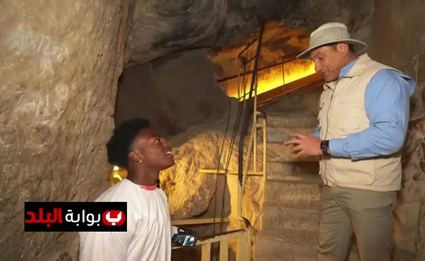 اليوتيوبر العالمي سبيد يستكشف الأهرامات ويتجول في المتحف المصري الكبير