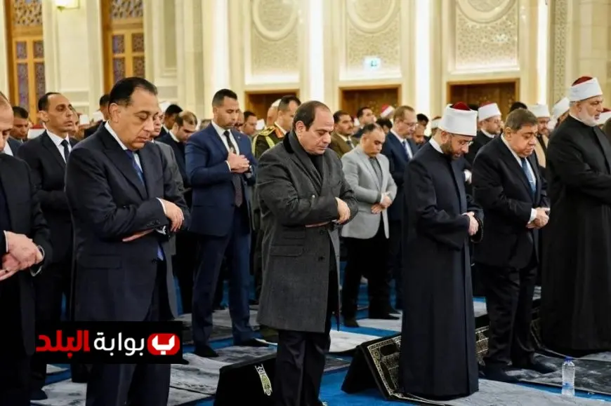 الرئيس السيسي يدشّن مسجد العزيز الحكيم في قلب المقطم