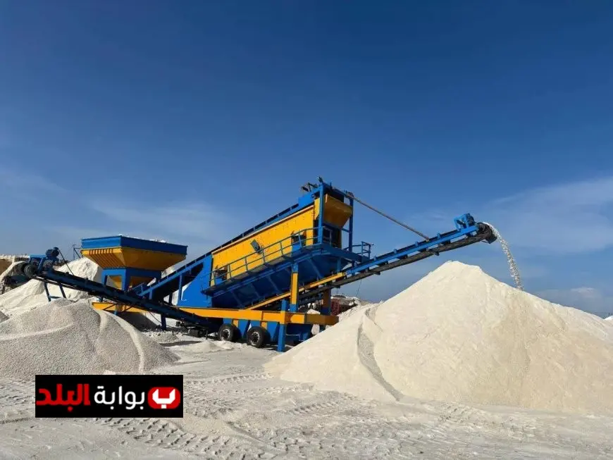 النصر للملاحات تحقق إنجازاً تاريخياً بتصدير أكبر شحنة ملح من ميناء العريش