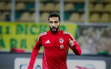 كريم فؤاد يستأنف جلسات العلاج الطبيعي أثناء تدريبات الأهلي