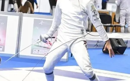 وزير الرياضة يهنئ البطل محمد السيد بعد تحقيقه برونزية كأس العالم لسيف المبارزة في كازاخستان