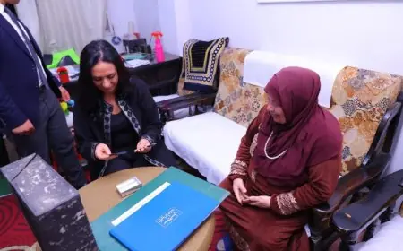 زيارة مفاجئة لوزيرة التضامن تشمل تفتيش وقافلة طبية لدار مسنين في إمبابة