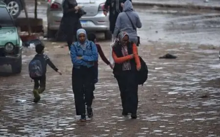 منخفض جوي جديد يؤثر على إجازة المدارس يومي الأربعاء والخميس حسب توقعات الأرصاد الجوية