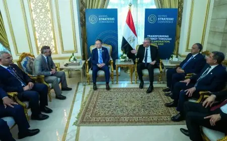 وزير البترول يناقش مع يونايتد إنرجي استراتيجيات تعزيز الإنتاج في الصحراء الغربية وتحويل التشغيل من السولار إلى الطاقة الشمسية