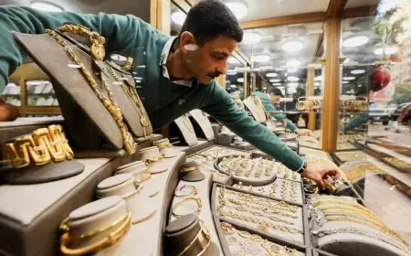 أسعار الذهب اليوم تشهد ارتفاعًا جديدًا وعيار 21 يصل إلى 7170 جنيهًا