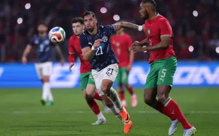 منتخب المغرب يحقق انتصارًا ساحقًا على باراجواي في مباراة ودية قبل كأس العالم