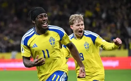 منتخب السويد يحجز مكانه في نهائيات كأس العالم 2026 بعد الفوز على بولندا