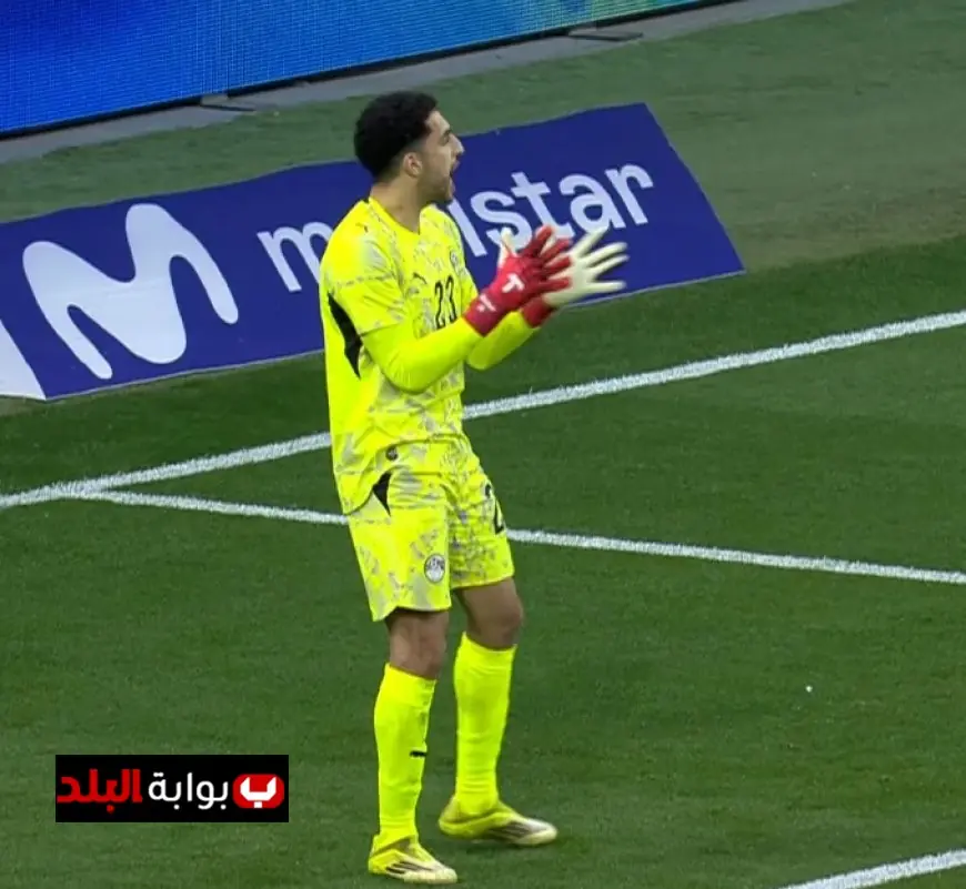 مصطفى شوبير يتألق وينقذ 3 فرص خطيرة لمنتخب إسبانيا في بداية الشوط الثاني