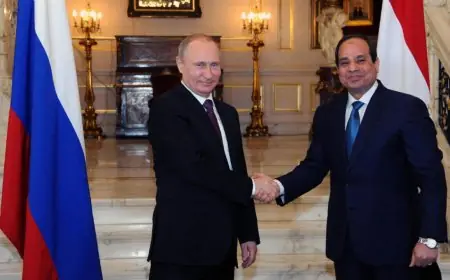 دعوة تاريخية من بوتين للرئيس السيسي لزيارة روسيا وتعزيز العلاقات الثنائية